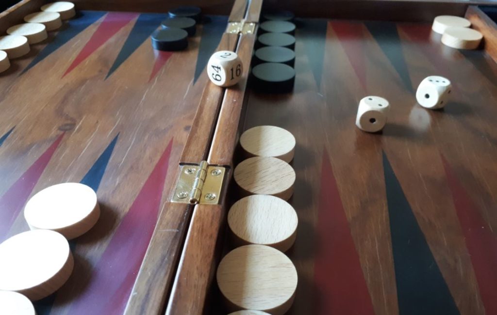 Artisani Libra Burnham Backgammon set.