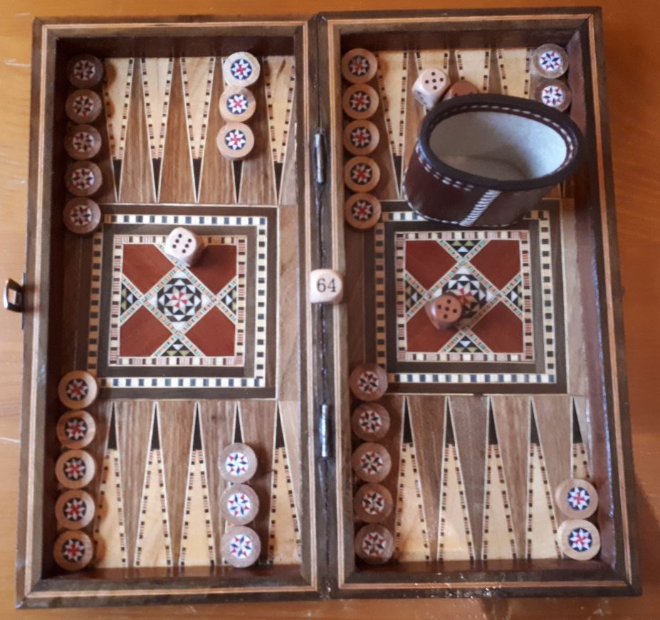 Syrian Backgammon set