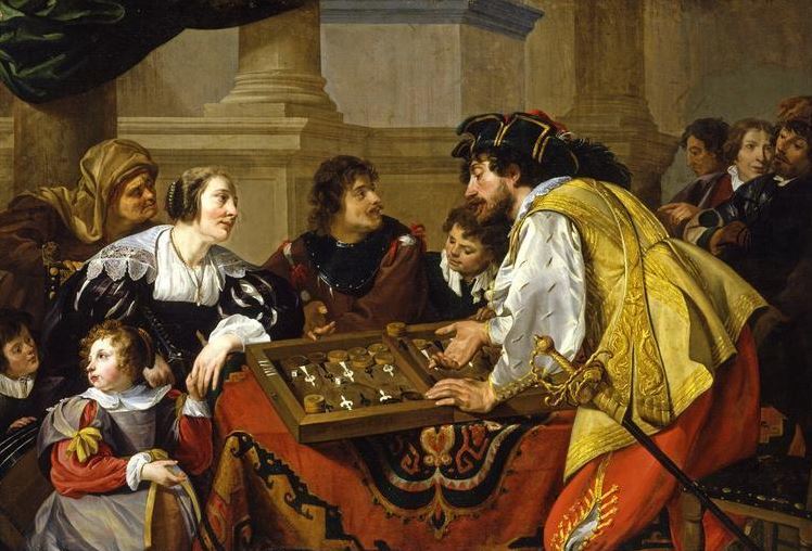 Theodore Rombouts, The Backgammon Players, 1634 AD.